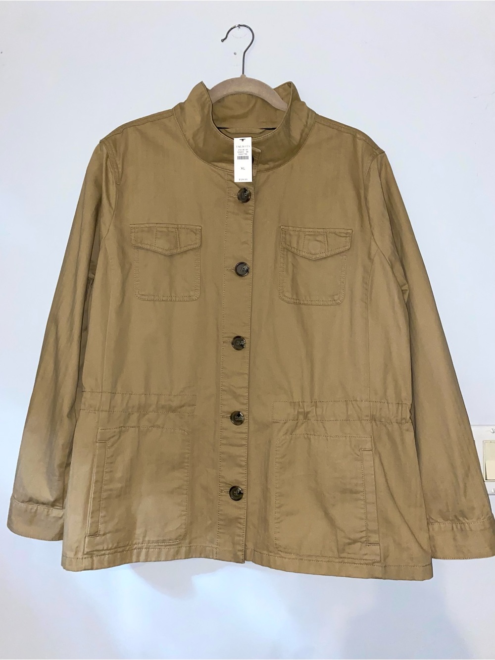 Talbots Button Down Coat XL NWT